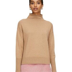 Aritzia Wilfred Tan Cyprie Wool Sweater - Small